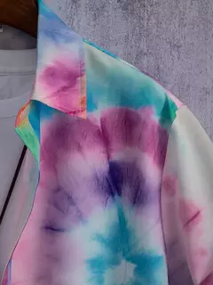 Camisa havaiana estampada geométrica masculina, blusa de praia de peito único, tops de manga curta, roupa de feriado masculina, moda flor, 2023 na internet