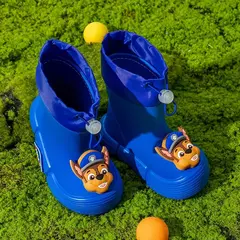 Sapatos de chuva impermeáveis Paw Patrol para meninos e meninas, Sapatos de borracha de tubo médio antiderrapante, Bunched Rain Boots - Wolf Magazine