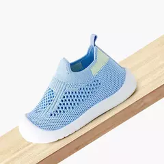 Tênis de malha antiderrapante respirável infantil, sapatos infantis, bebês meninas, meninos, fundo macio, confortável, crianças, casual, 2024 - loja online
