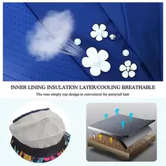 Chapéu de sol dobrável de aba larga feminino, viseira de praia anti-UV, chapéu casual feminino, moda férias de verão - comprar online