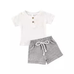 Ma & baby-camiseta e shorts de manga curta para crianças de 0 a 3 anos, roupas de verão para bebê - comprar online