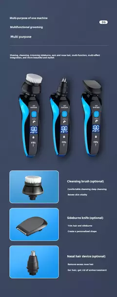 Fang Braun-Barbeador elétrico original para homens, aparador de cabelo, USB recarregável, aparador profissional, cortador de cabelo, 5320s - comprar online