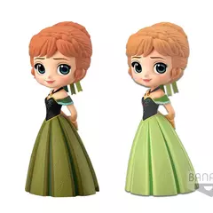 Imagem do Bandai original qposket disney princesa modelo colecionável congelado elsa anna coroação estilo figura de ação brinquedos presente para crianças