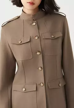 Jaqueta de lã australiana feminina, roupa luxuosa, casacos femininos, roupa de alta qualidade, K2540W, 50% - comprar online
