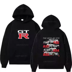 Hoodie inicial dos homens D GTR Skyline R34, Hoodie gráfico, Pullovers de moletons, Roupas Masculinas, Essencial para Outono, Novo, Y2k - Wolf Magazine