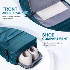 Mochila de viagem para mulheres, Mochila para laptop TSA, voo aprovado, mochila casual para semana - comprar online