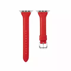 Pulseira de couro para Apple Watch, Banda, Pulseira, Ultra 9, 7, SE, 3, 4, 6, 8, 44mm, 40mm, 41mm, 42mm, 38 milímetros, 49 milímetros, 44 milímetros, 45 milímetros - comprar online