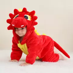 Macacão Dinossauro Vermelho para Bebê Recém-nascido, Criança Cosplay Roupas, Pijama Kigurumi, Bonito Animal Romper, Unicórnio Onesies, Meninos e Meninas na internet