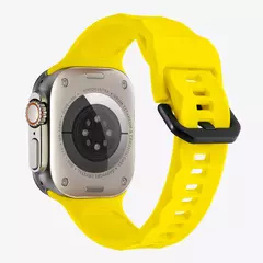 Imagem do Banda de silicone para apple watch pulseira 49mm 45mm 41mm esporte pulseira 44mm 40mm 42mm 38mm pulseira iwatch ultra 9 8 7 6 se 5 4 cinto