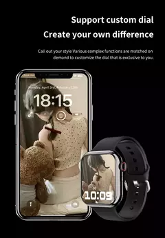 Smartwatch de carregamento sem fio para homens e mulheres, chamadas Bluetooth, pulseira de fitness, relógio personalizado, novo, 2022 na internet