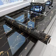 Papel de parede autoadesivo de mármore, Oil Proof, Adesivos em rolos para cozinha, Impermeável, Papel de contato para parede do banheiro - comprar online