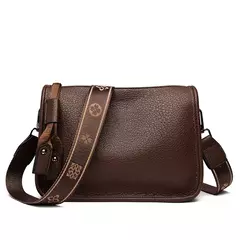 Sacola de couro genuíno para mulheres, alta qualidade, luxo, couro macio, ombro, sacos crossbody para senhoras, saco mensageiro feminino, moda, 2024 - loja online