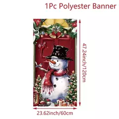 Decoração de Natal Bandeira Bandeira Pendurada Porta, Enfeites, Presentes de Natal, Decoração de Ano Novo, 2025, 2025 - loja online