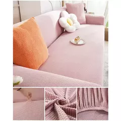 Esticar Jacquard Sofá Capa para Salas, Polar Fleece, Poltrona Protector, de Alta Qualidade, 1, 2, 3, 4, 5 Lugares - loja online