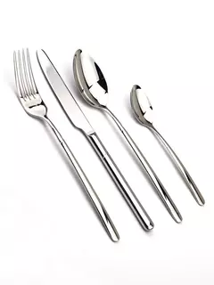 Zona Cozy-Luxo Talheres Aço Louça Set, Louça Qualidade, facas, garfos, Jantar Set Dinner, Western Food Restaurant, 24pcs