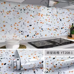 Self-Adhesive Marble Vinyl Wallpaper, PVC, impermeável adesivos de parede, Papel de contato, DIY, banheiro, cozinha, armário, bancadas - Wolf Magazine