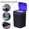 Sensor automático lixeira, elétrico, Touchless, Smart Bin, cozinha, banheiro, balde impermeável, lixo com tampa, Home Wastebasket, 16L
