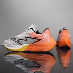 Sapatilhas Full Palm Carbon Plate para homens e mulheres, tênis de corrida, corrida de maratona, amortecedor, esportes, tênis, treinamento, novo