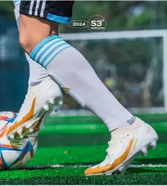 Tênis de treinamento interno profissional para homens, sapatos de futebol originais, botas de campo, ao ar livre, grampos sociais, rápidos na internet