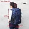 Mochila ao ar livre para homens e mulheres, mochila de viagem, esportes, camping, caminhadas, mochila escolar, mochila para homens e mulheres, 80L, 50L