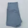 Cintura alta esportes shorts para mulheres, leggings de ioga, fitness, corrida, ciclismo, apertado, macio