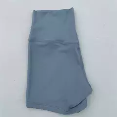 Cintura alta esportes shorts para mulheres, leggings de ioga, fitness, corrida, ciclismo, apertado, macio