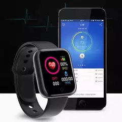 Relógio inteligente multifuncional para homens e mulheres, telefone conectado bluetooth, música, pulseira de esportes fitness, monitor de sono, smartwatch y68, d20 - Wolf Magazine