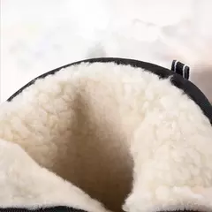 Botas de neve de cano alto masculinas, botas de pelúcia quente, tênis ao ar livre, sapatos de suor, tamanho grande, inverno - Wolf Magazine