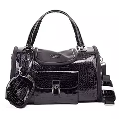 Portátil ao ar livre pet gato cão portador saco com bolsa de couro viagem pequeno cão chihuahua teddy saco de transporte bolsa - comprar online