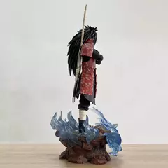 42cm uchiha madara figura naruto shippuuden gk estatueta de ação pvc mangá estátua coleção ornamento modelo criança brinquedo de natal presente - comprar online