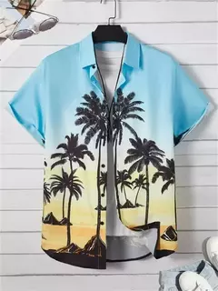 Camisa de praia de manga curta masculina, estampada flores 3D, tops respiráveis, festa ao ar livre, verão, novo, S-5XL, 2022 na internet