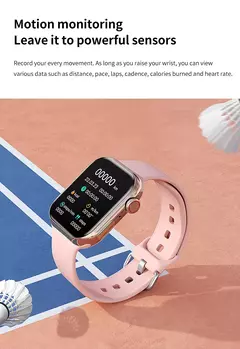 Smartwatch de carregamento sem fio para homens e mulheres, chamadas Bluetooth, pulseira de fitness, relógio personalizado, novo, 2022 - loja online
