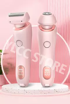 Lâminas elétricas para mulheres, biquíni aparador, rosto barbeadores, depilação, axilas e pernas, senhoras Body Trimmer, IPX7 impermeável, 2 em 1