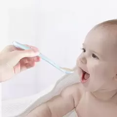 Colher de treinamento de alimentação de plástico macio do bebê, utensílios recém-nascidos, infantil complementar alimentação colher - comprar online