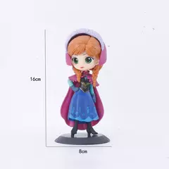 Imagem do Disney-Q Posket Cartoon GK modelo brinquedos, princesa emaranhado, Rapunzel, Ariel, Elsa, sereia, Bella, bolo, decoração do carro, em estoque