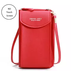 Buylor-Bolsa de couro feminina, tela sensível ao toque, bolsa para celular, bolsa de ombro pequena, macia, feminina, barata, transversal - comprar online