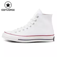 Imagem do Converse-Sapatos de skate All Star para homem e mulher, branco clássico dos ano