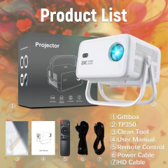 Velec 2025 novo projetor 8k decodificação de vídeo 650 ansi 1080 foco automático android 14 inteligente portátil projetor de filmes ao ar livre home theater - comprar online