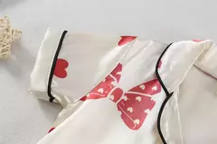 Baby Girls' Sleepwear Suit, Pijama infantil, Roupas infantis, Toddler Casual Costume, Roupas de verão, Camisa infantil, Shorts, Novo, 2Pcs Set - loja online