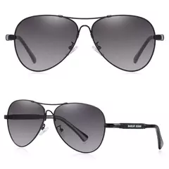 BARCUR-óculos de sol polarizados gradiente, óculos de sol masculino, óculos piloto feminino, mirror shades, memory design na internet