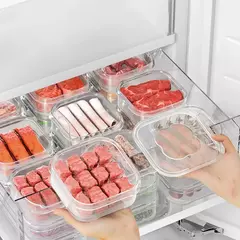 Caixa De Preservação De Carne Congelada, Geladeira De Alimentos, Manter A Frescura, Frasco De Armazenamento Transparente, Organizador De Vegetais De Cozinha Em Casa - Wolf Magazine