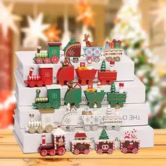 Decorações De Trem De Natal Para Casa, Ornamento De Natal Feliz, Presentes De Noel, Feliz Ano Novo, 2025, 2024 - loja online