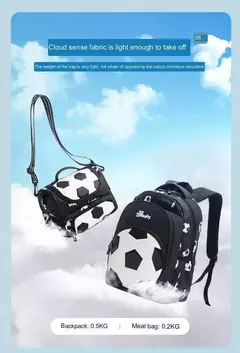 Mochila De Futebol Anime para Crianças, Sacos escolares de viagem para adolescente, Mochila para menino - comprar online