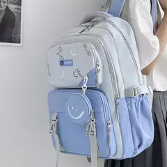 Mochila escolar com bolsa para meninas e meninos adolescentes, mochila infantil, bolsa de livros para estudantes primários, estudante do ensino médio