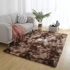 Tapete macio cinza luxuoso para sala de estar, Tapete de veludo macio, Tapete antiderrapante, Decoração de casa, Cobertor para crianças