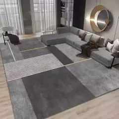 Tapete simples do assoalho do quarto, Decoração cinza, Home Living Room - loja online