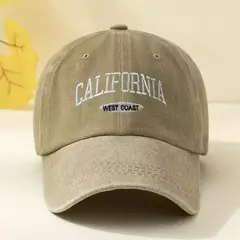 Boné de beisebol retrô vintage de algodão masculino feminino denim letras bordadas chapéu de algodão macio bonés casuais retrô unissex chapéus - comprar online