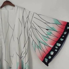 Anime kochou shinobu cosplay traje para mulheres roupas de halloween estilo japonês quimonos verão natação cardigan na internet