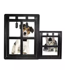 Porta de tela para animais de estimação, porta com fechadura para gato, porta de plástico para cães de estimação, à prova de mosquitos, janela de segurança, portão de aba, cerca para cães - comprar online