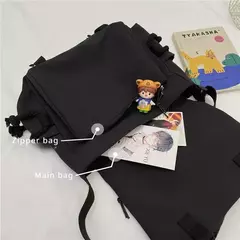 Bolsa Crossbody Japonesa de Grande Capacidade para Mulheres, Bolsas de Nylon, Ombro, Workwear Retro, Carteiro Bolsas - loja online